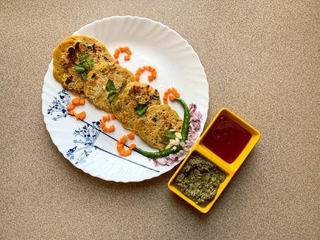 Mini Besan Pancakes | Post-Workout Meal 