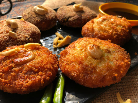 Stuffed Paneer Aloo Tikki | Stuffed Cottage Cheese Potato Cutlet