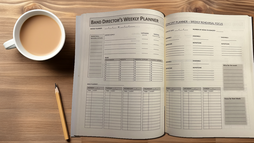 Thumbnail: The Band Director's Goal-Setting Planner