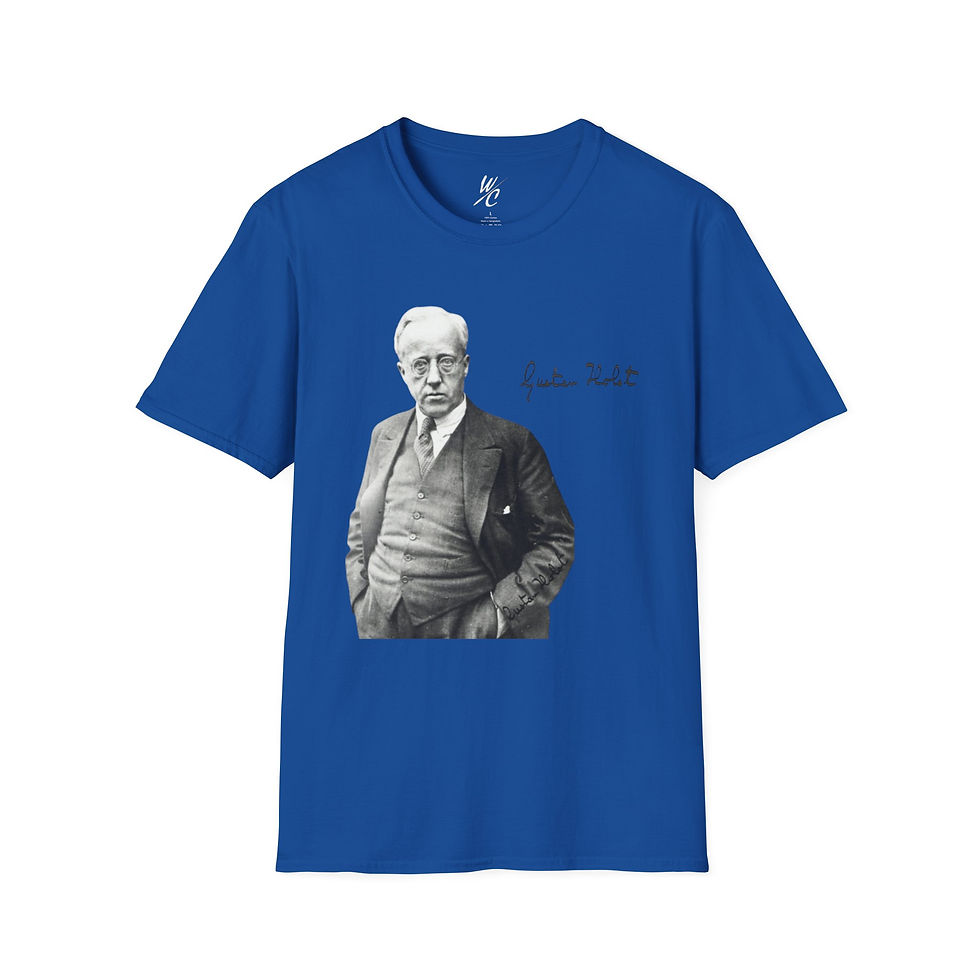 Thumbnail: Gustav Holst Signature Tee – Composer of First & Second Suites 