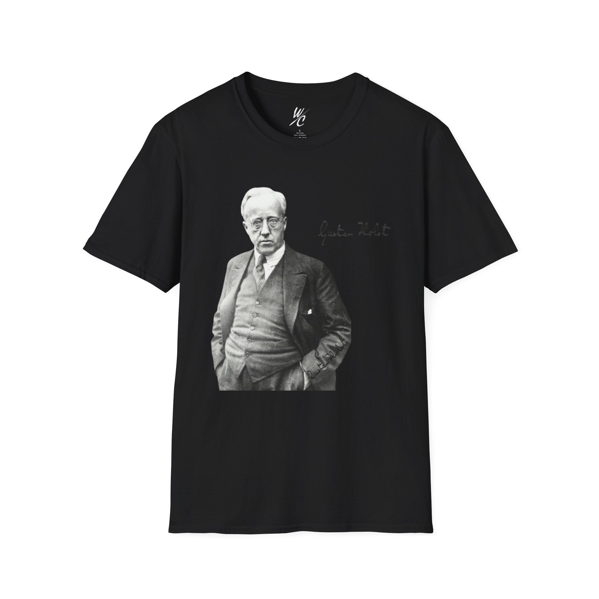 Gustav Holst Signature Tee – Composer of First & Second Suites 