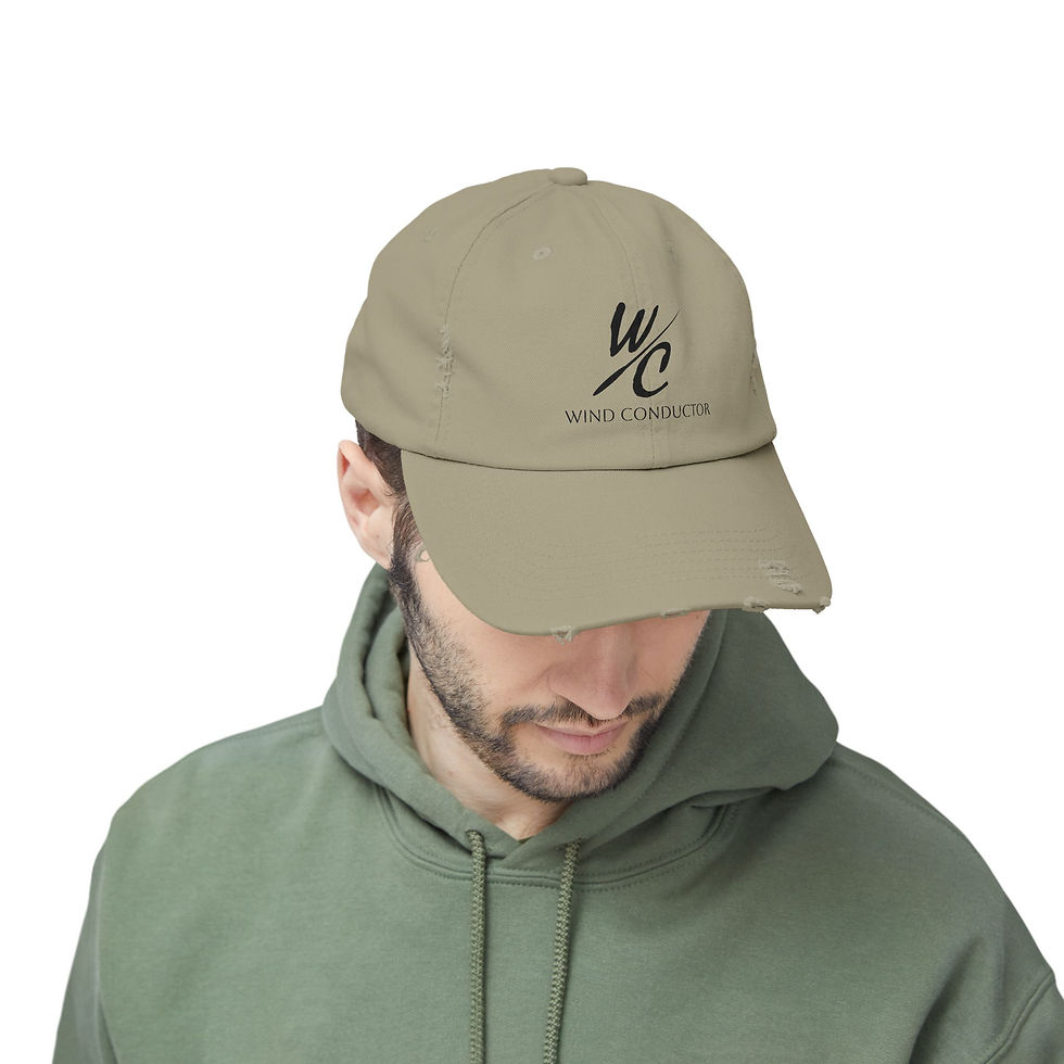 Thumbnail: Wind Conductor Distressed Cap for Casual Style,  Band Camp Hat Accessories