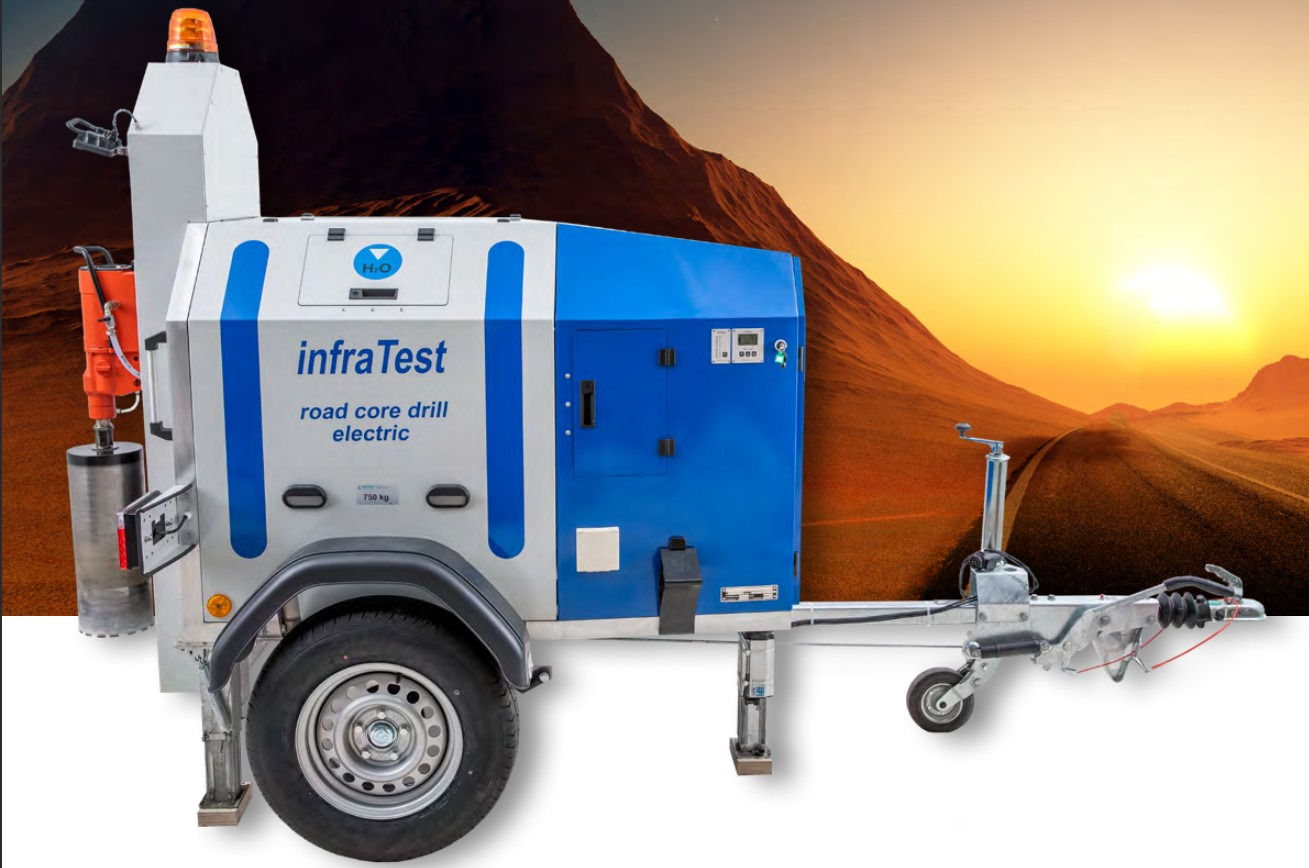 Fully Electric Road Core Drill