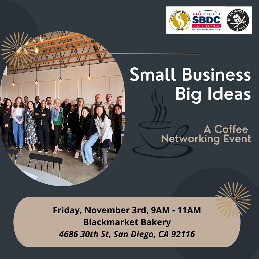 Small Business, Big Ideas: A Coffee Networking Event [November]