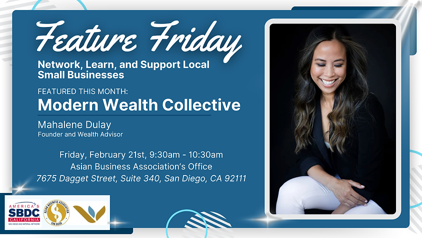 Feature Friday: Highlighting Mahalene Dulay from Modern Wealth Collective