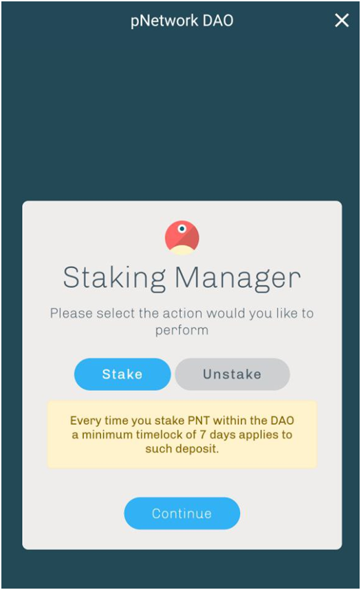 Eidoo wallet staking manager