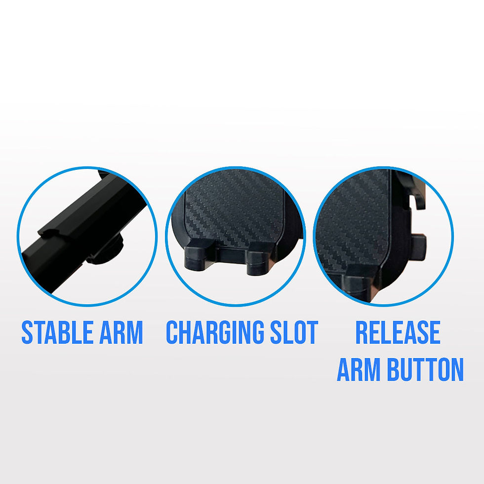 Thumbnail: Car Phone Mount Holder with Adaptable Cradle Adjustable Long Neck