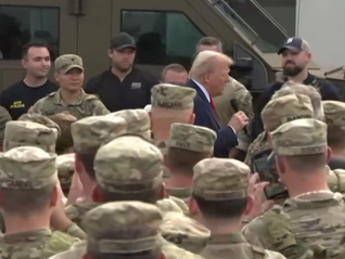 Trump se reúne con la Guardia Nacional en Washington
