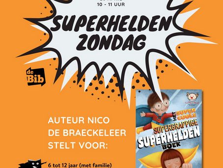 Op zondag 28 april is het Internationale Superheldendag!