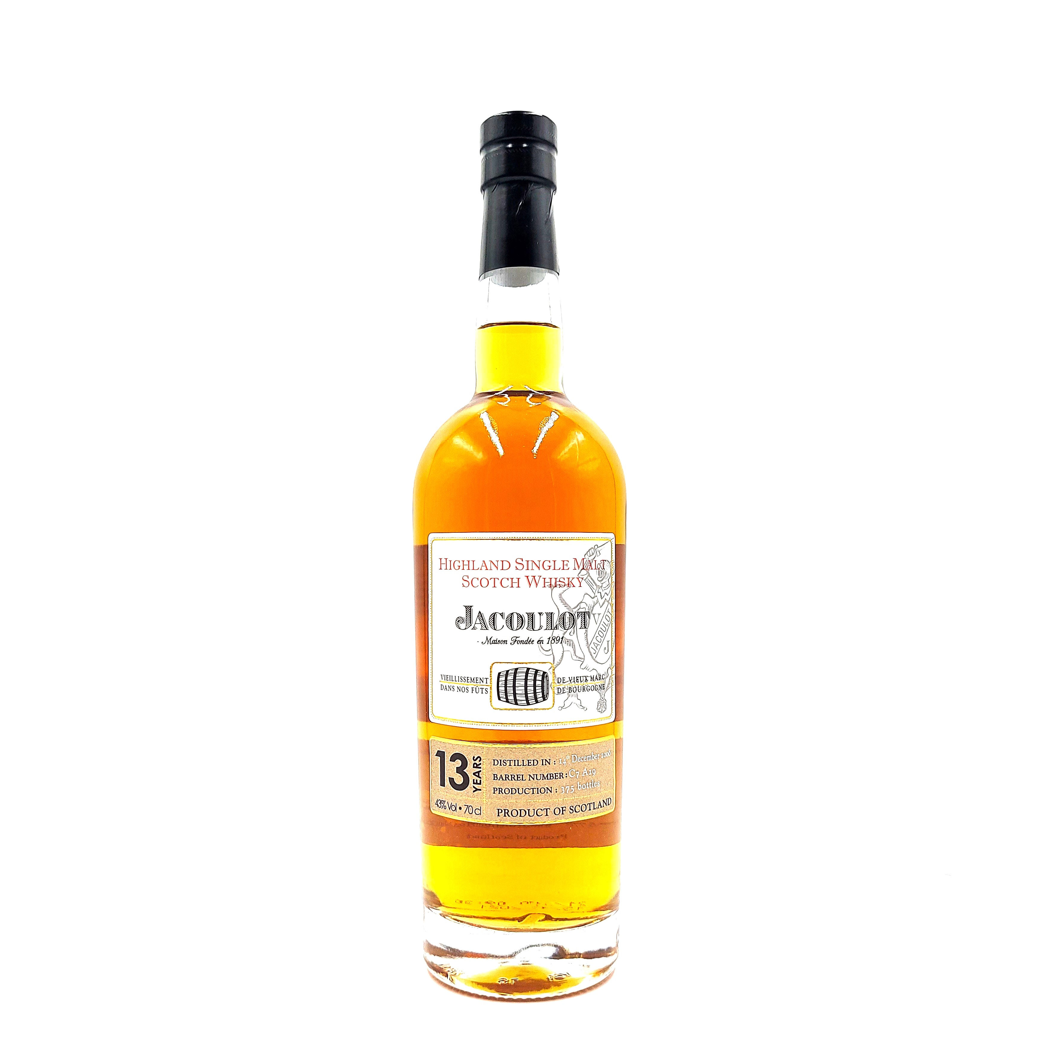 Maison Jacoulot - Highland Single Malt Scotch Whisky 13 years