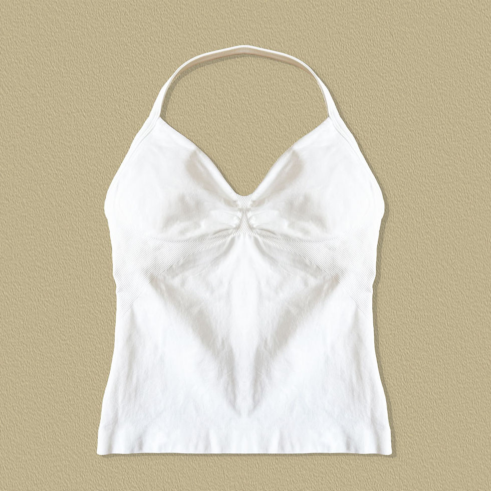 Thumbnail: NCLAGEN Gym Longline Strappy Top Women Seamless Yoga Tank With Removable Pads V 