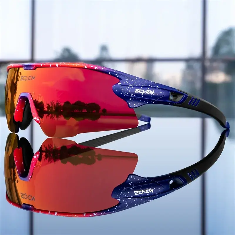 Thumbnail: SCVCN New Sports Sunglasses Photochromic Cycling Glasses Mountain Bicycle Goggle