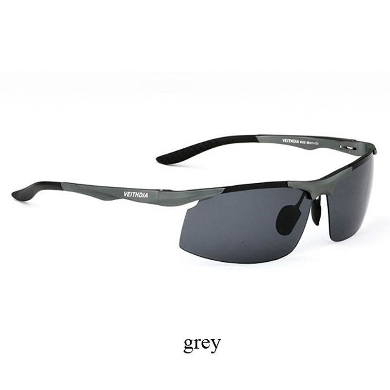 Thumbnail: VEITHDIA Men Sunglasses Aluminum Magnesium Polarized UV400 Lens Rimless Driving 