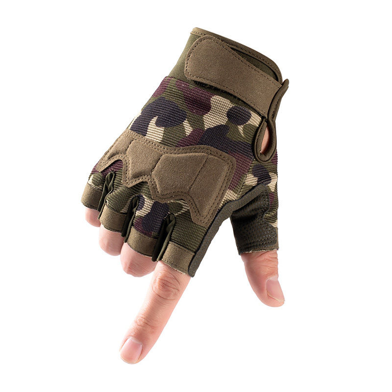 Thumbnail: Men & WomenHalf Finger Cycling Gloves - Non-slip, durable tactical gloves for ou