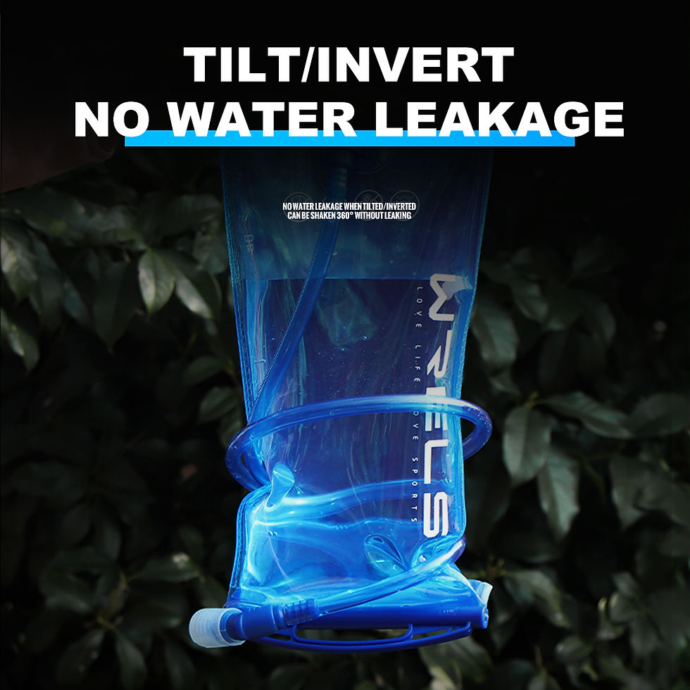Thumbnail: WRELS Foldable Silicone Water Bottle Outdoors Traveling Sport Running Cycling Ke