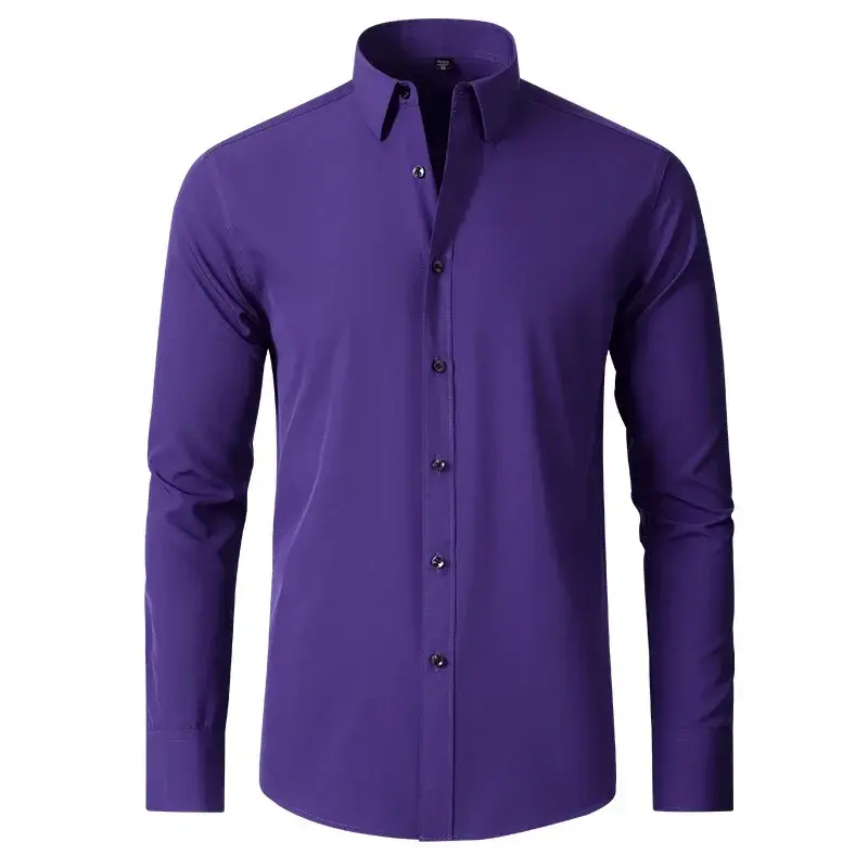 Thumbnail: Four sided elastic shirt for men's shirt, multi-color non ironing, wrinkle resis
