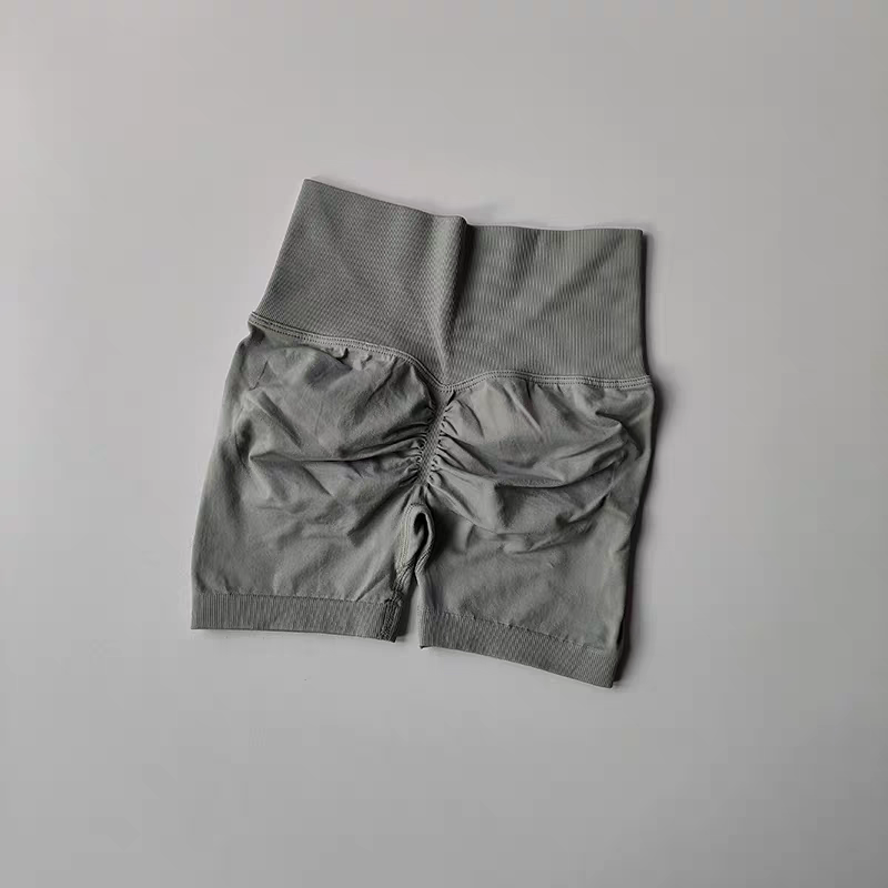 Thumbnail: Summer High-Waist Women's Yoga Shorts Breathable Fitness Shorts Butt Lift Sports