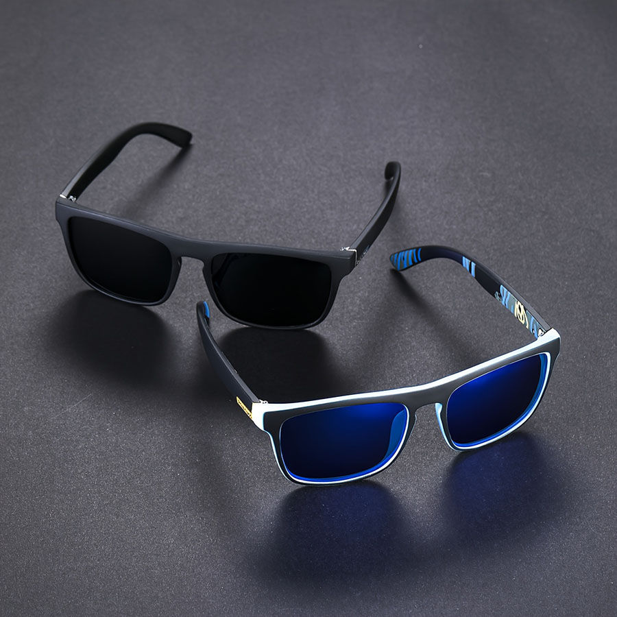 Thumbnail: 1-4PCS Men Classical Square Polarized Sports Sunglasses Lightweight PC Frame UV4