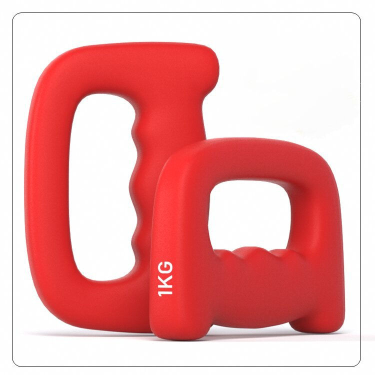 Thumbnail: Ergonomic Hand Shaped Dumbbell Jogging Walking Cardio Dumbbells for Glute Bridge