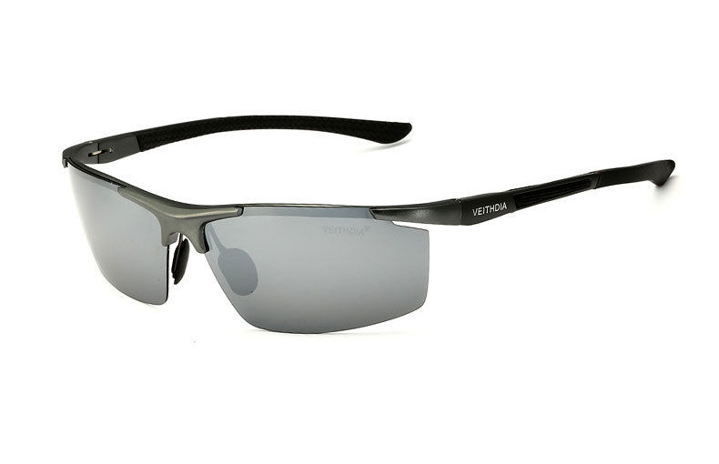 Thumbnail: VEITHDIA Aluminum Magnesium Men's Sunglasses Polarized UV400 Coating Mirror Sun 