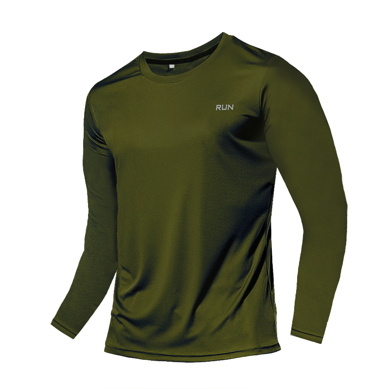 Thumbnail: Quick Dry Breathable T-Shirt Sports Tops Training Clothes Long Sleeve T-Shirt Me