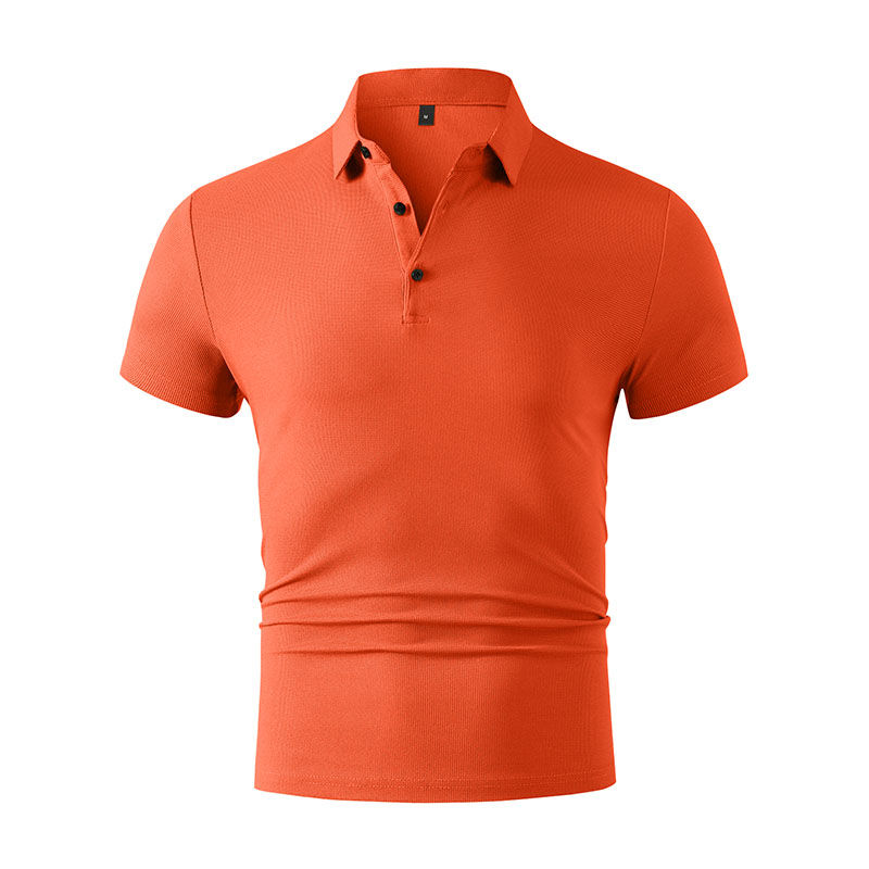 Thumbnail: 2026 New Men's Casual and Fashionable Simple Collared Short Sleeved Polo Shirt S