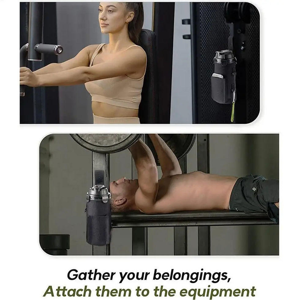 Thumbnail: Magnetic Gym Water Bottle Bag Non Slip Magnetic Gym Sling Bag Portable Magnetic 