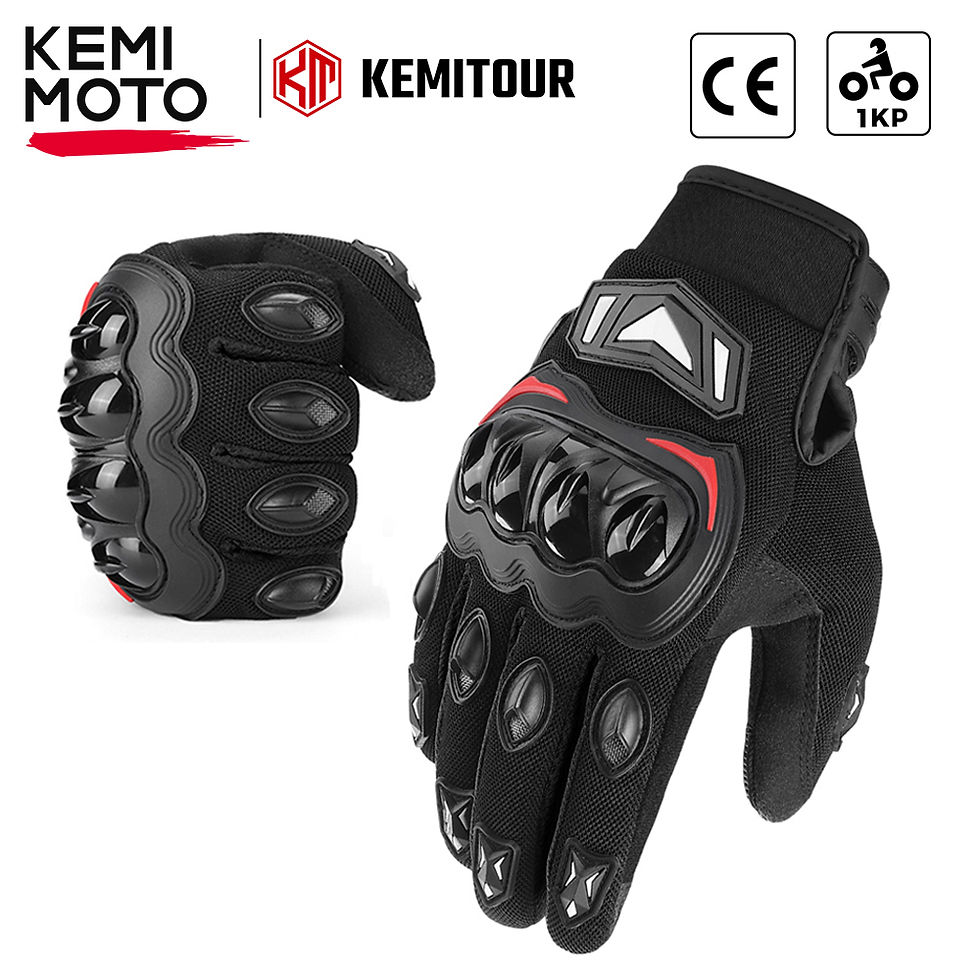 Thumbnail: KEMIMOTO Summer Motorcycle Gloves CE Riding Gloves Knuckle Touchscreen Motorbike