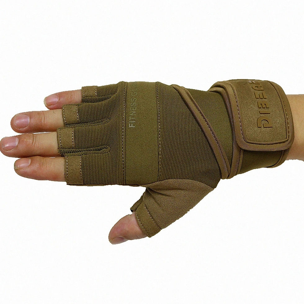 Thumbnail: Gym Gloves Bodybuilding Powerlifting Dumbbell Pull Ups Workout Fitness Gloves St