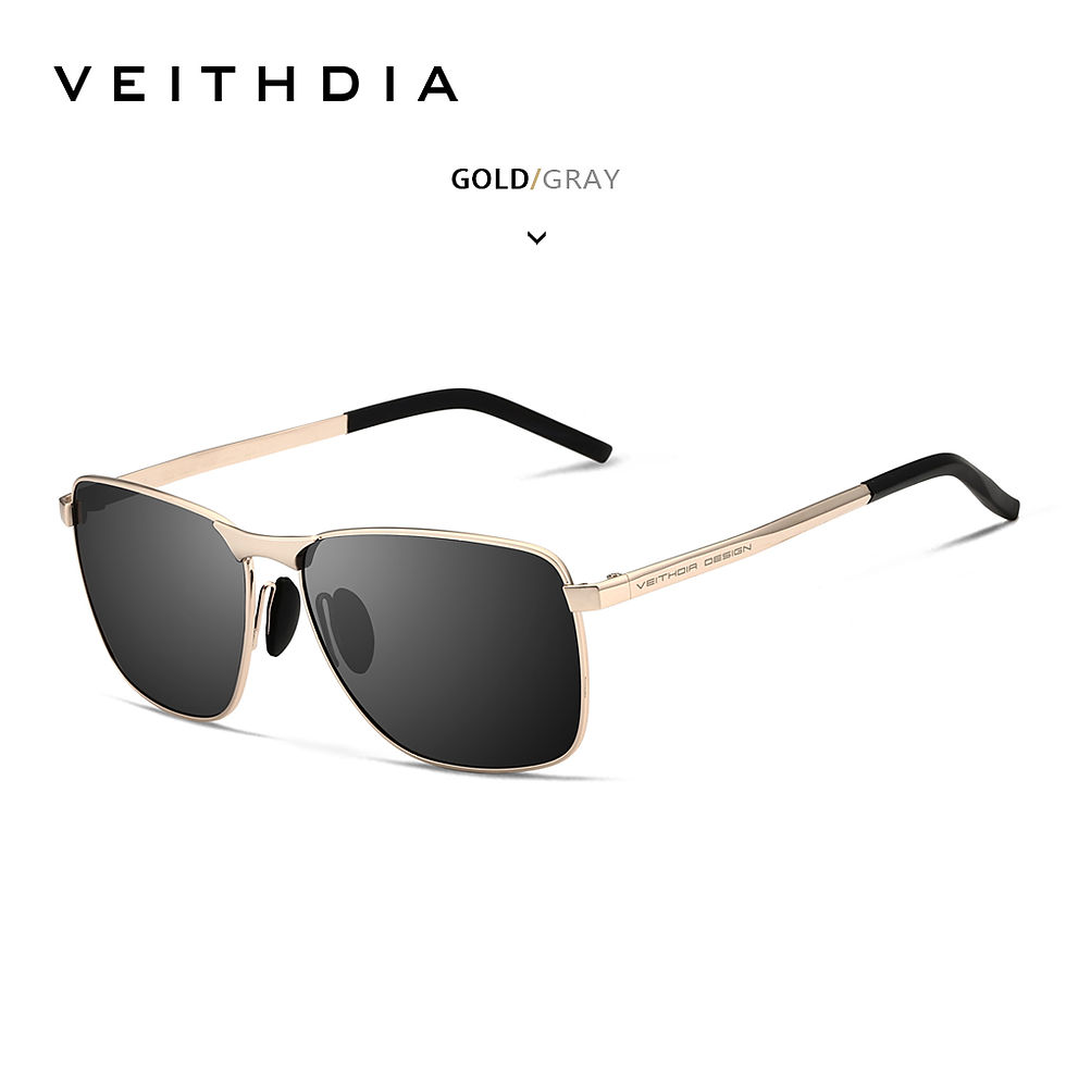 Thumbnail: VEITHDIA Brand Men's Vintage Sports Sunglasses Polarized UV400 Lens Eyewear Acce