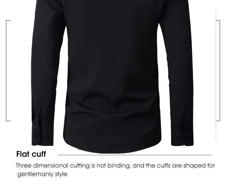 Thumbnail: Four sided elastic shirt for men's shirt, multi-color non ironing, wrinkle resis
