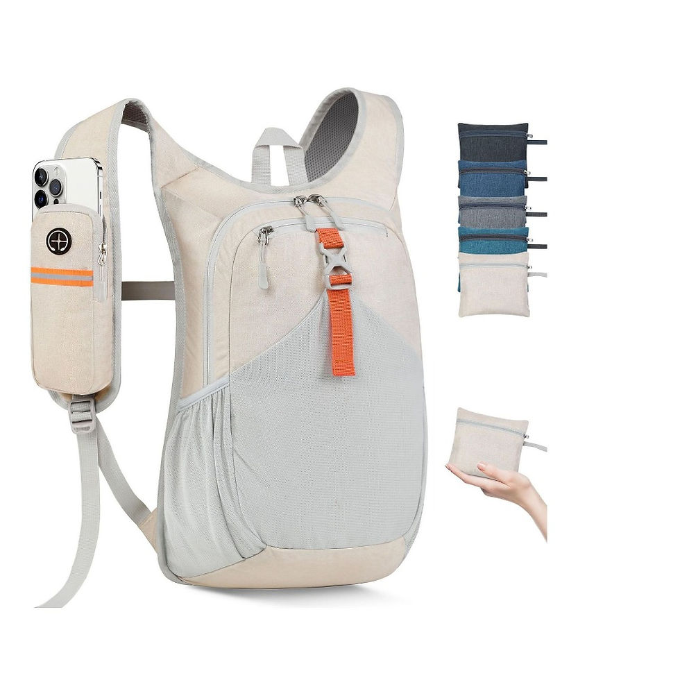 Thumbnail: High Quality 15L Hiking Backpack Lightweight Multiple Pockets Small Backpack Fol