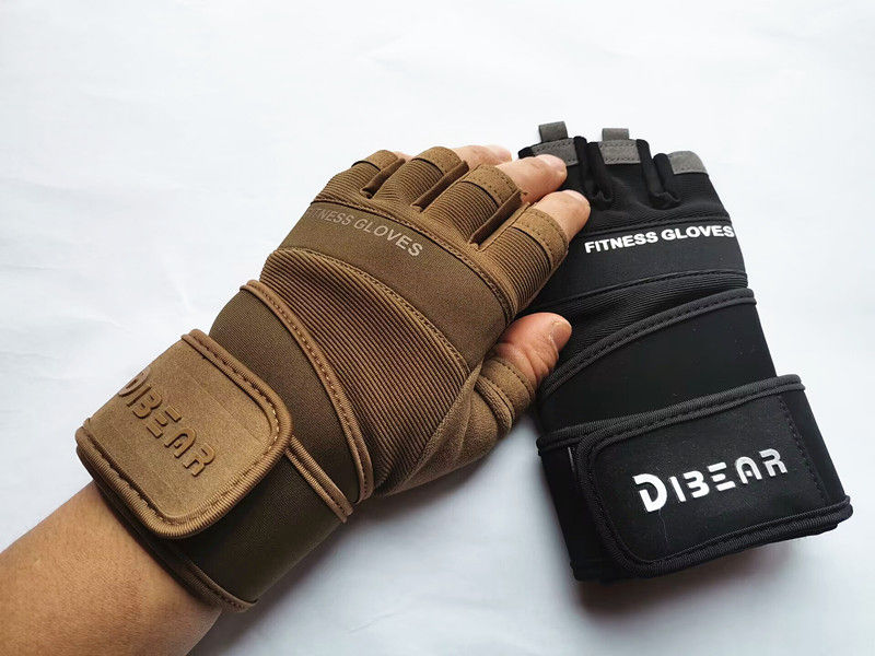 Thumbnail: Gym Gloves Bodybuilding Powerlifting Dumbbell Pull Ups Workout Fitness Gloves St