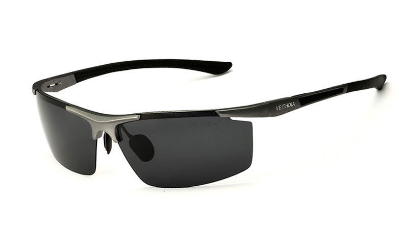 Thumbnail: VEITHDIA Aluminum Magnesium Men's Sunglasses Polarized UV400 Coating Mirror Sun 
