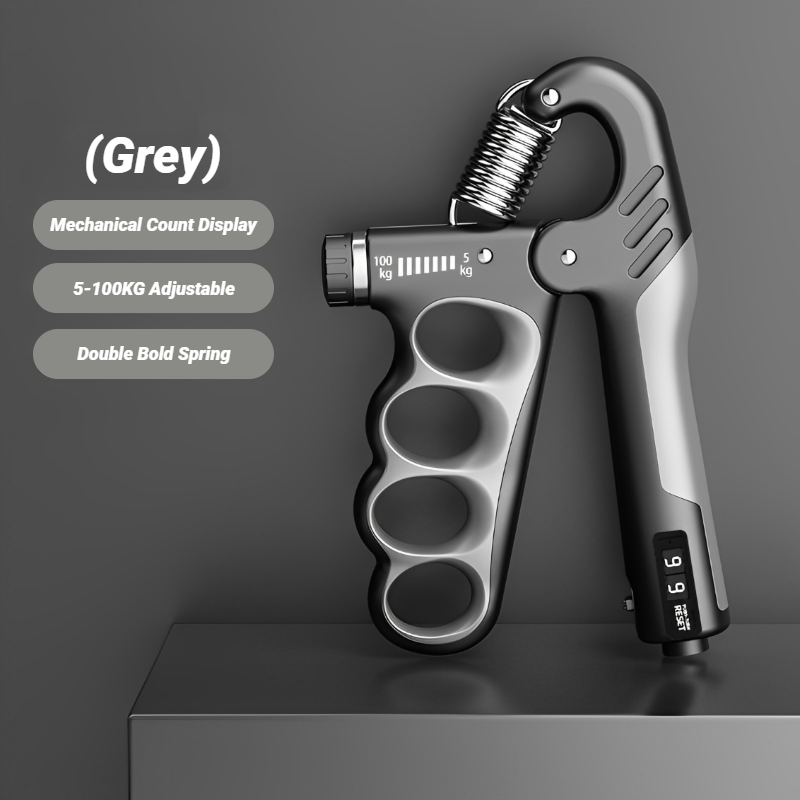Thumbnail: 5-100KG Electronic Counting Adjustable Grip For Rehabilitation Hand Muscle Stren