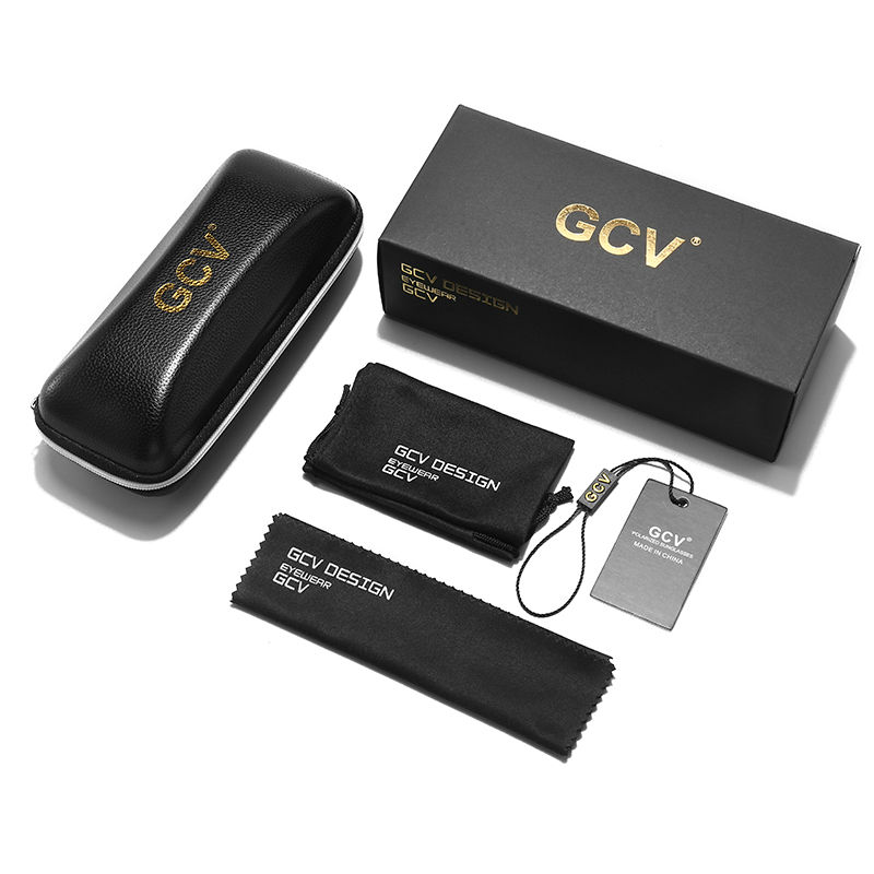Thumbnail: GCV Double Layer Removable Lens Sunglasses The Blu-Ray Glasses Acetate Gothic Re