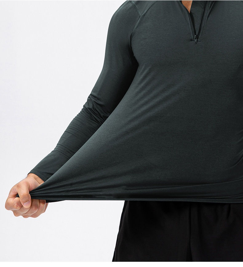 Thumbnail: Men's Sportswear Fitness Shirts Quick Dry Long Sleeve Gym T-shirt Running Tight 