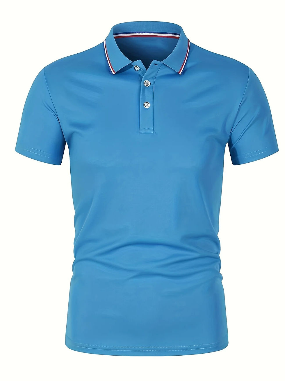 Thumbnail: Hot Sale Men's Summer Casual Breathable Comfortable Polo Shirt Men's Solid