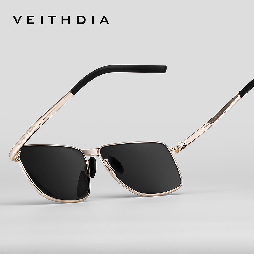 Thumbnail: VEITHDIA Brand Men's Vintage Sports Sunglasses Polarized UV400 Lens Eyewear Acce