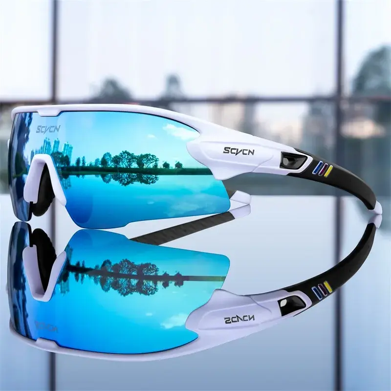 Thumbnail: SCVCN New Sports Sunglasses Photochromic Cycling Glasses Mountain Bicycle Goggle