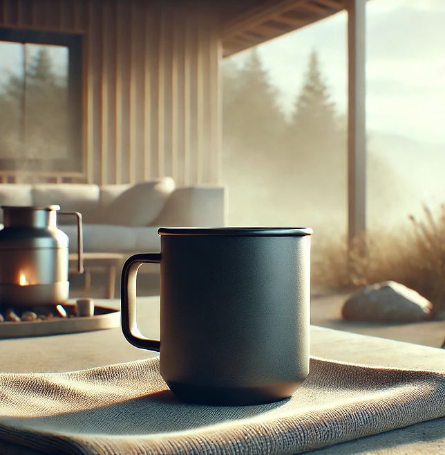 DALL·E 2024-12-03 18.52.47 - A realistic, high-end image of a single cup, such as a campin