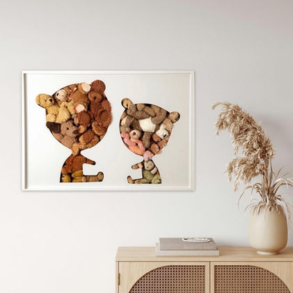 Bear with a sore head plush teddy bear