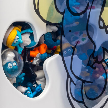 Smurf Pop Art Valerie Carmet Schtroumpf
