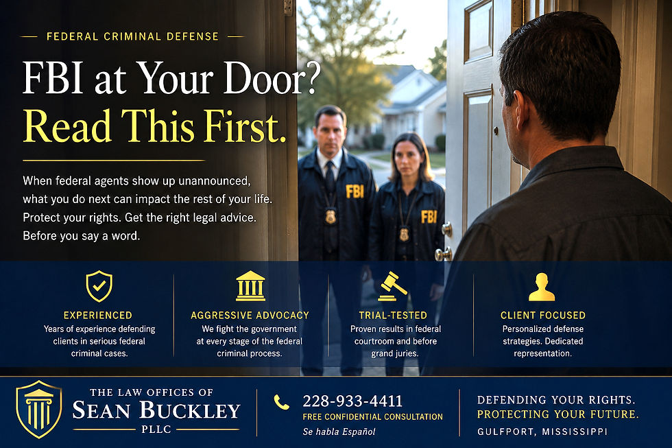 FBI at Your Door? Read This First.