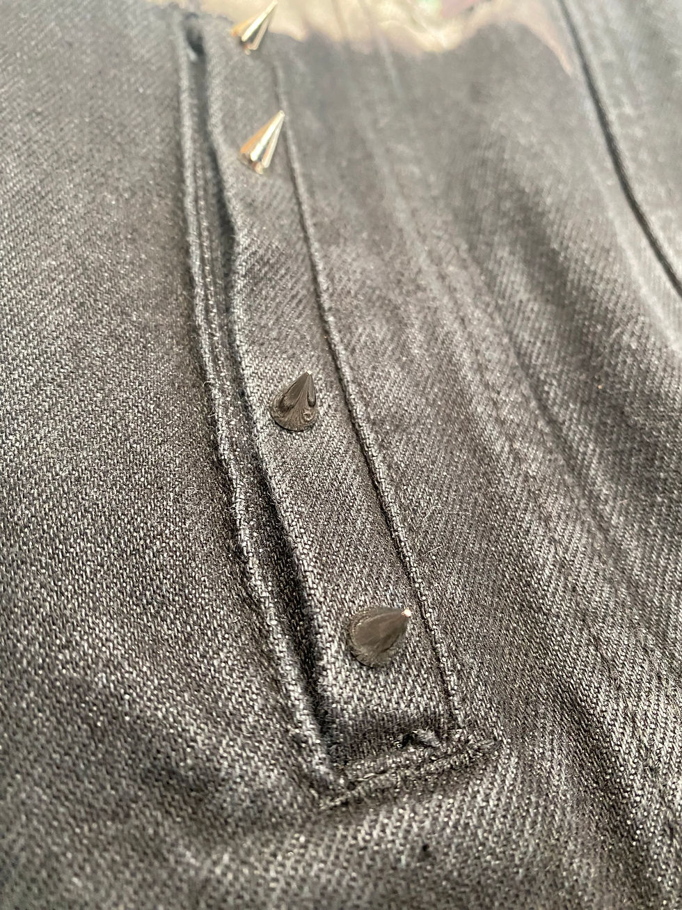 Thumbnail: 1/1 “LIVING” DENIM JACKET