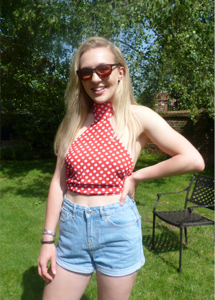 Thumbnail: Polka Dot Halterneck Wrap