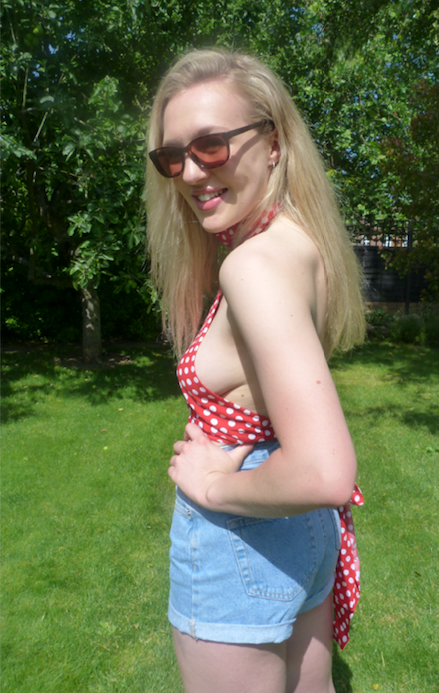 Thumbnail: Polka Dot Halterneck Wrap