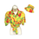 Thumbnail: Boyfriend Style Red Banana Rave Festival Hawaiian Shirt