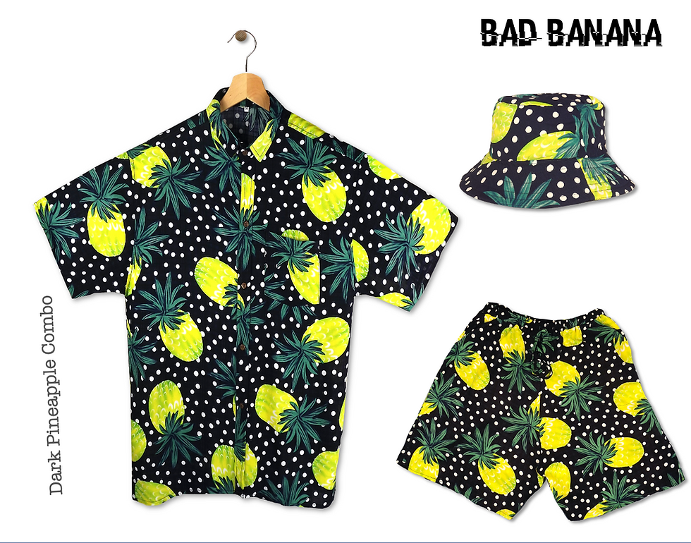 Thumbnail: Mens Pineapple Hawaiian Festival Rave Shirt
