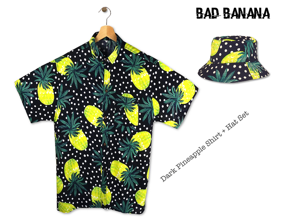 Thumbnail: Mens Pineapple Hawaiian Festival Rave Shirt